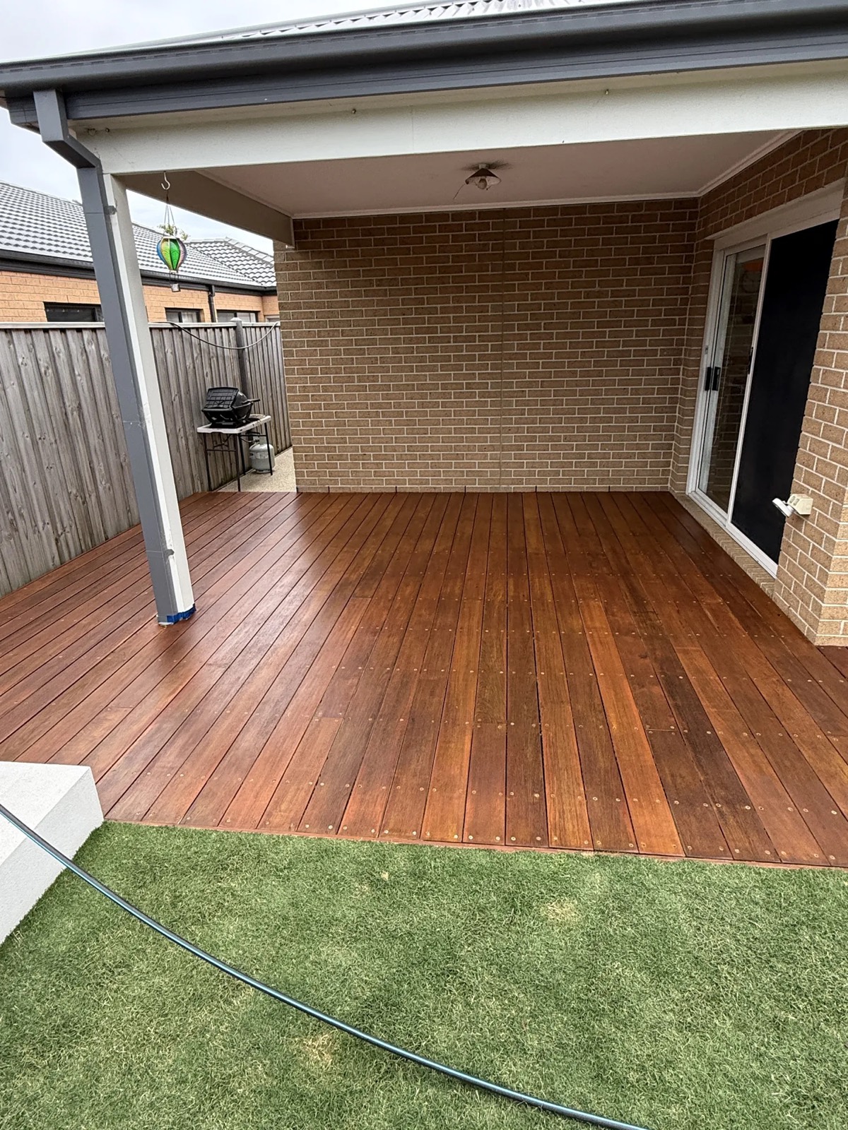 Merbau deck and alfresco area