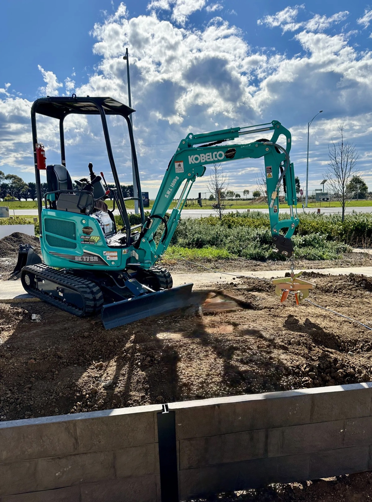 Site preparation underway